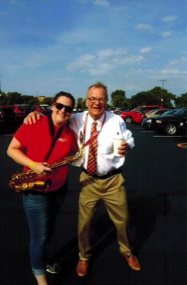  With Lexie Beamer. (photo: Dawn Borg) 