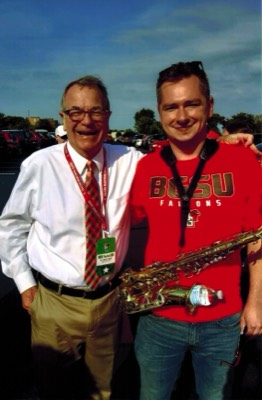  With Aaron Gilbert. (photo: Dawn Borg) 