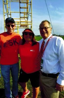  With Jeff Buchanan and Kathy McGrady. (photo: Dawn Borg) 
