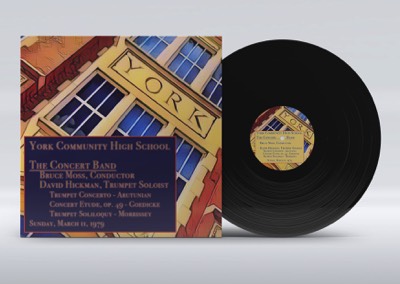  Commemorative EP: University of Illinois Trumpet Professor David Hickman's performance with the YHS Concert Band (1979) (Image Credit: Patch Media) 